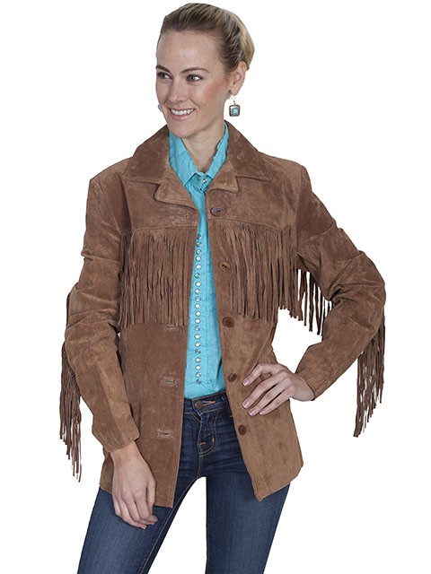 (image for) Suede fringe jacket (XXLarge / Cinnamon)